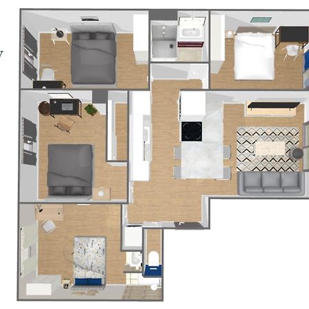 Homey La Coloc Du 40 - Colocation Haut De Gamme De 4 Chambres Uniques Et Privees - Proche Transports En Commun - Aux Portes De Geneve Annemasse Eksteriør bilde