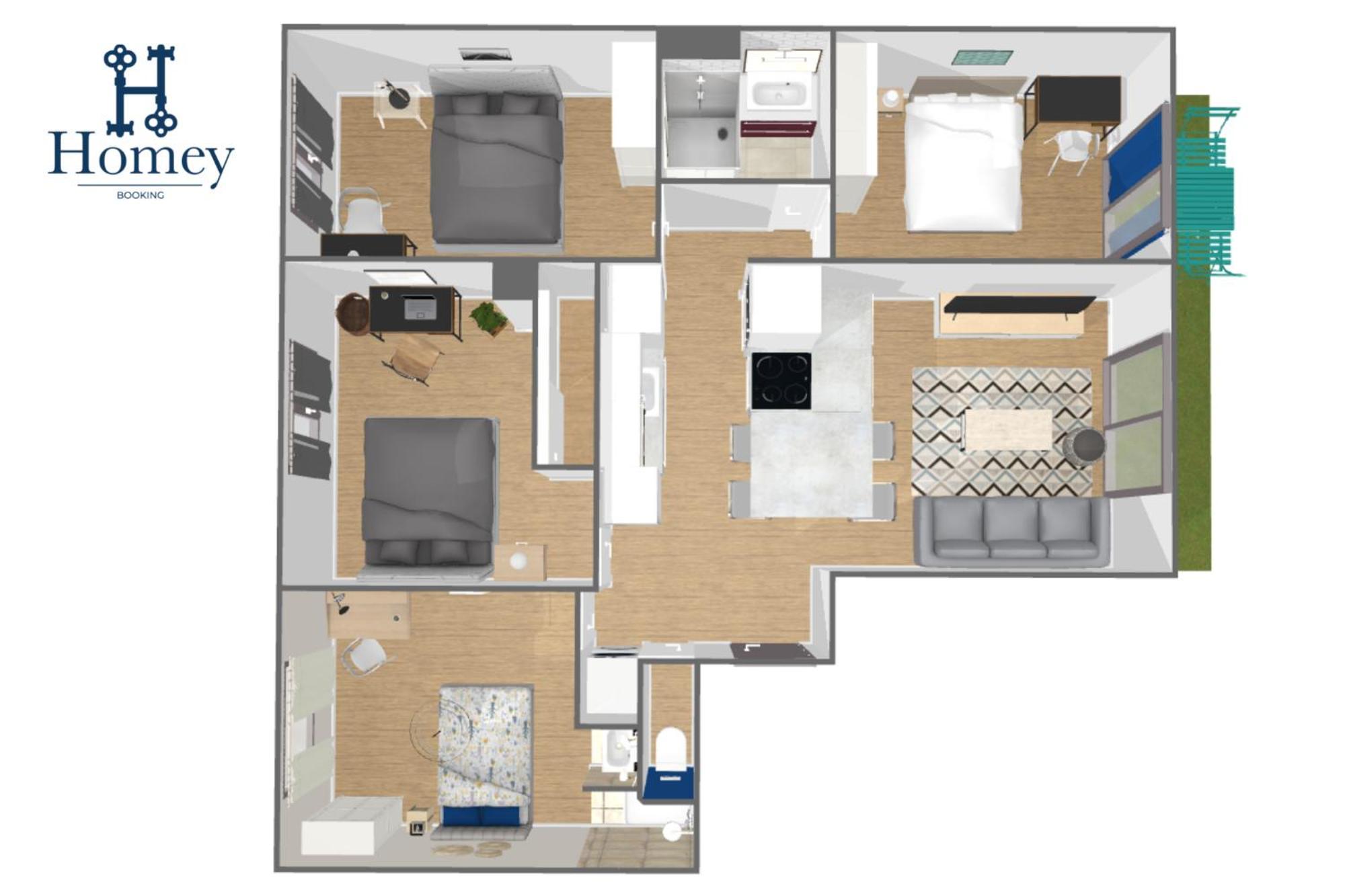 Homey La Coloc Du 40 - Colocation Haut De Gamme De 4 Chambres Uniques Et Privees - Proche Transports En Commun - Aux Portes De Geneve Annemasse Eksteriør bilde