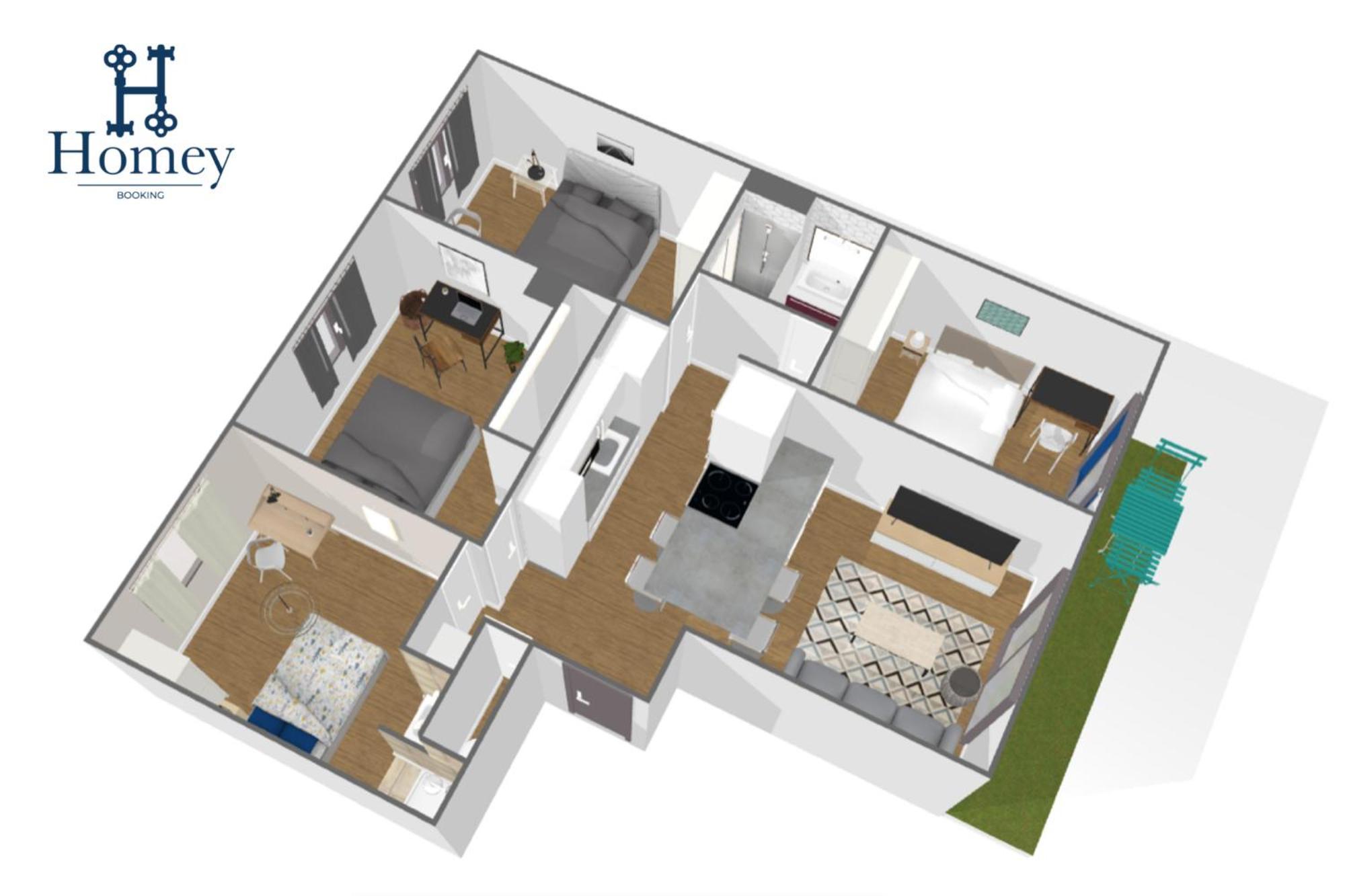 Homey La Coloc Du 40 - Colocation Haut De Gamme De 4 Chambres Uniques Et Privees - Proche Transports En Commun - Aux Portes De Geneve Annemasse Eksteriør bilde